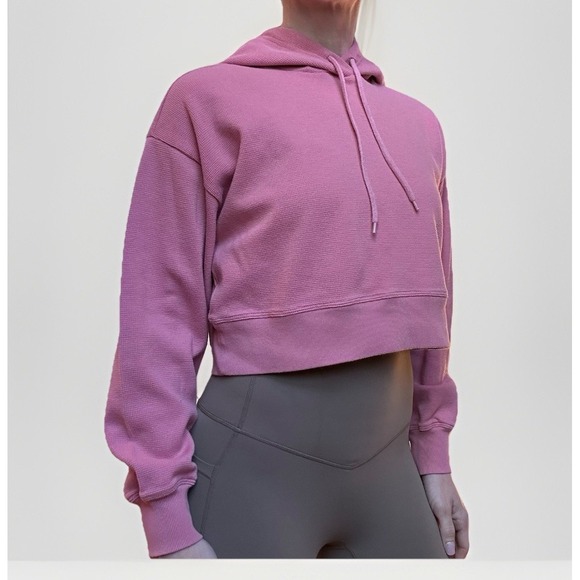 Sunday Best Crop Sweatshirt Small light Pink - Picture 2 of 9